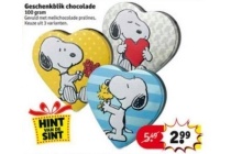 geschenkblik chocolade
