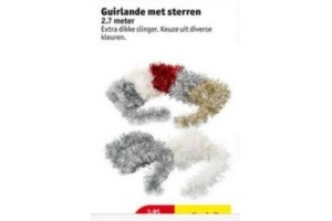 guirlande met sterren