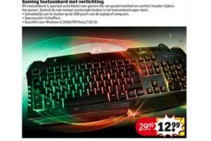 Identiteit Reis Aanwezigheid Gaming toetsenbord met verlichting - Beste.nl