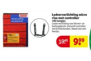 ledverlichting micro rise met controller