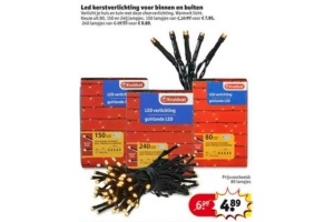 led kerstverlichting voor binnen en buiten
