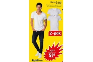 heren t shirt wit