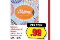 kleenex zakdoekjes of tissues