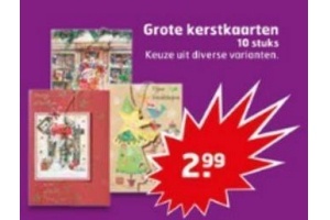 grote kerstkaarten