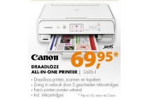 canon draadloze all in one printer s506