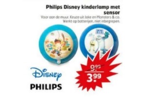philips disney kinderlamp met sensor
