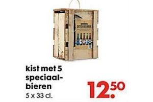 kist met 5 speciaalbieren