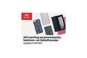 powerbanks telefoon en tablethoesjes