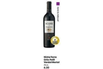 niche torre oria petit verdot meriot