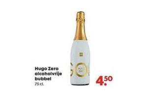 hugo zero alcoholvrije bubbel