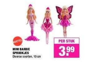 mini barbie sprookjes