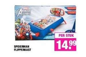 spiderman flipperkast