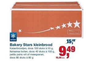 bakery stars kleinbrood