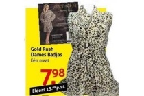 gold rush dames badjas