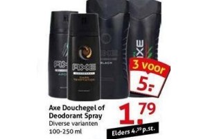 axe douchegel of deodorant spray