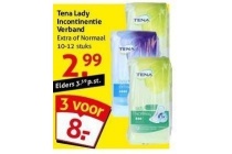 tena lady incontinentie verband