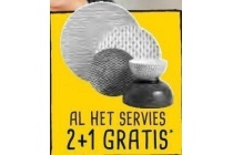 al het servies 2 1 gratis