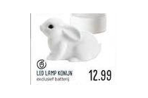 led lamp konijn