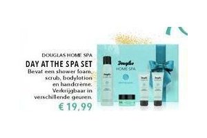 douglas home spa day at the spa set