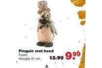 pinguin met hoed