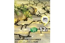 bjergkrystal lichtsnoer