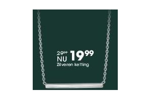 zilveren ketting