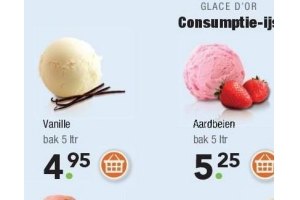 glace d or vanille