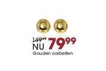 gouden oorbellen