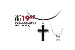 stalen herenketting