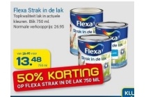 flexa strak in de lak