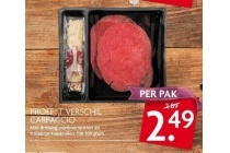 proef t verschil carpaccio