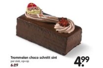 trommelen choco schnitt sint