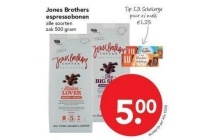 jones brothers espressobonen