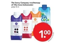 the berry company vruchtensap of vita coco kokoswater