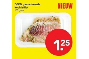 deen gemarineerde koolvisfilet