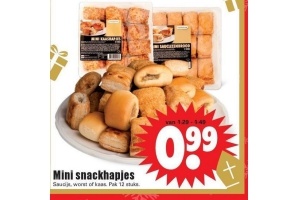 mini snackhapjes