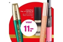 l oreal paris oog en lipmake up