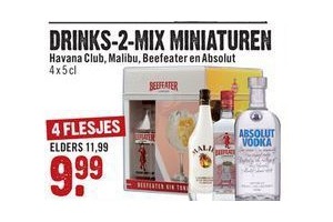 drinks to mix miniaturen