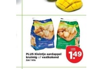 plus kleintje aardappel kruimig of vastkokend