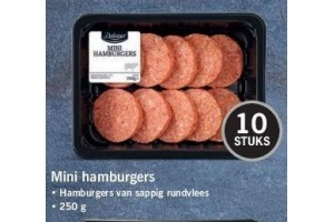 mini hamburgers