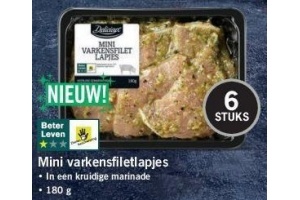 mini varkensfiletlapjes
