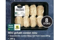 mini gehakt cordon bleu
