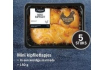 mini kipfiletlapjes