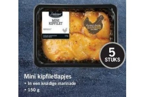 mini kipfiletlapjes