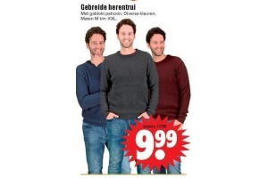 gebreide herentrui