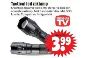 tactical led zaklamp