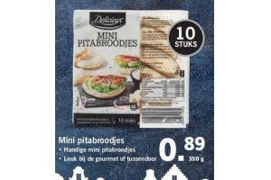 mini pitabroodjes