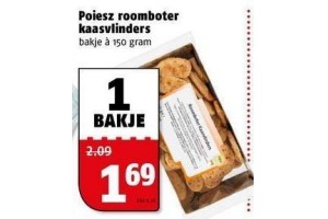 poiesz roomboter kaasvlinders