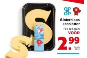 sinterklaas kaasletter