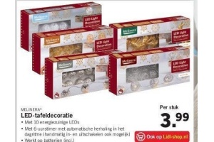 led tafeldecoratie